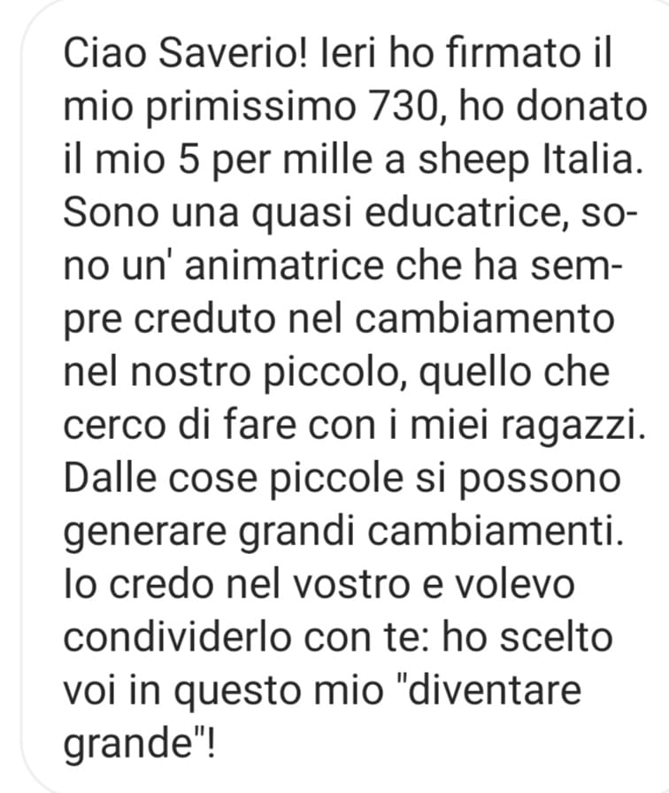 prima firma del 5x1000 primissimo 730