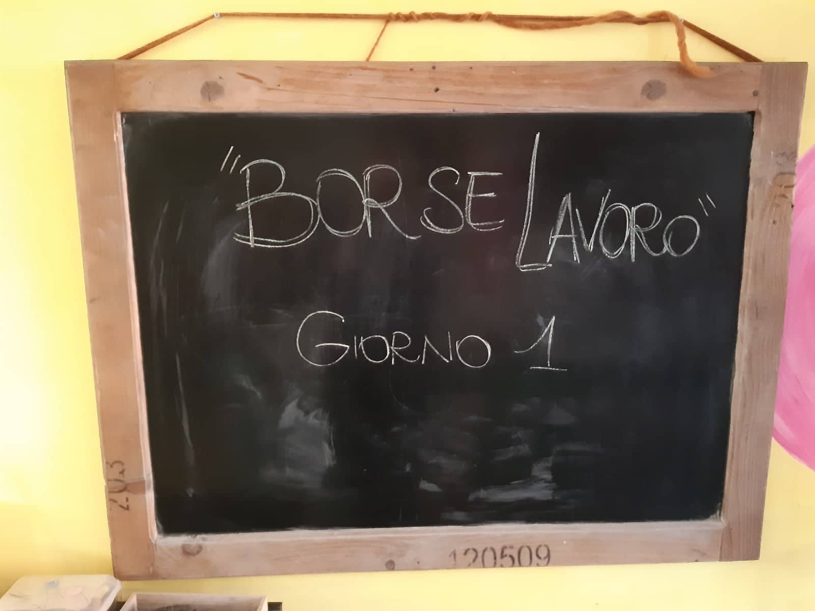 Primo giorno progetto borse lavoro
