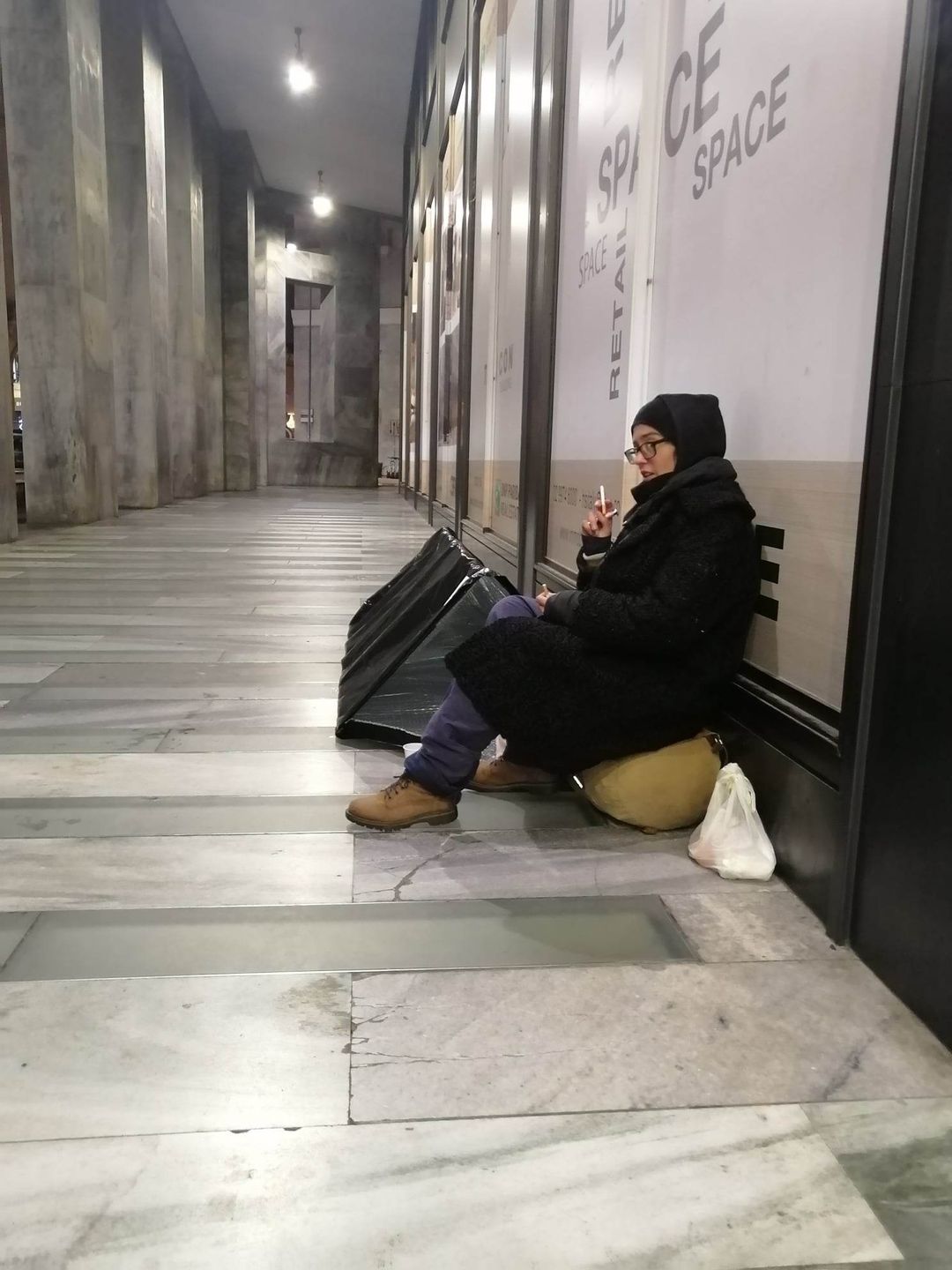 Non aveva niente